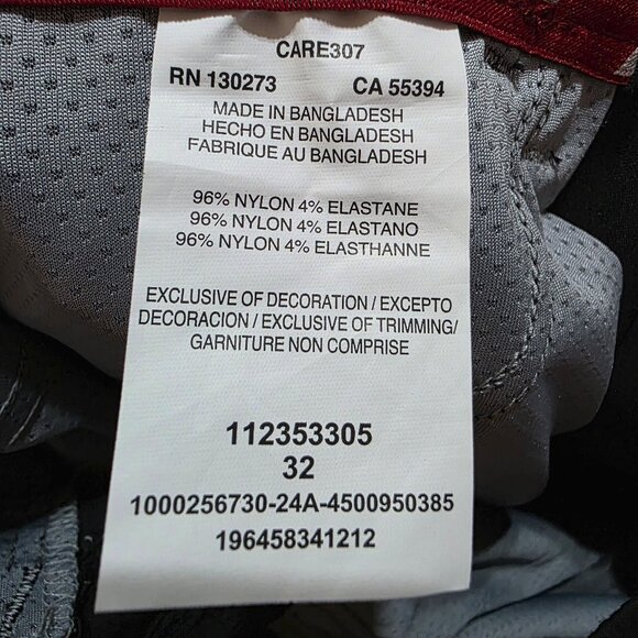 Wrangler Performance Zip Cargo Short Relaxed Fit UPF 50+ Mens Size 48 Black - Picture 12 of 13